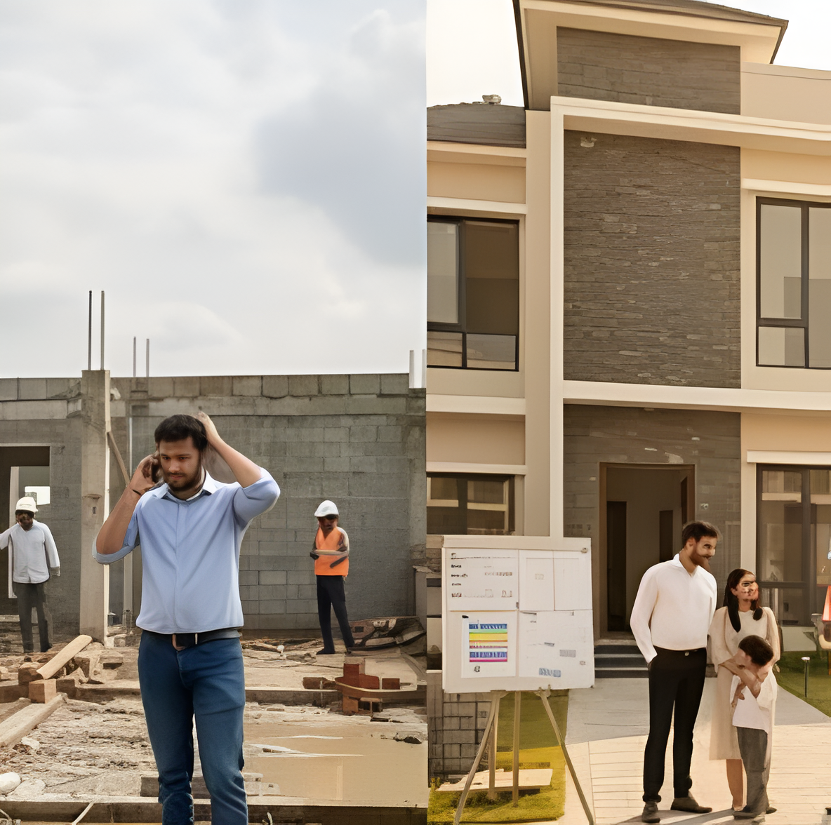 Turnkey home construction