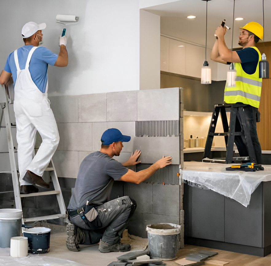Tile work